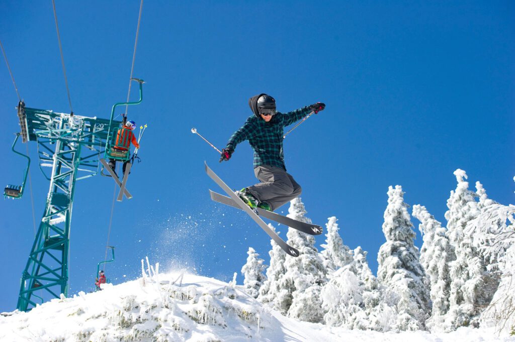 Skiing at Mad River Glen