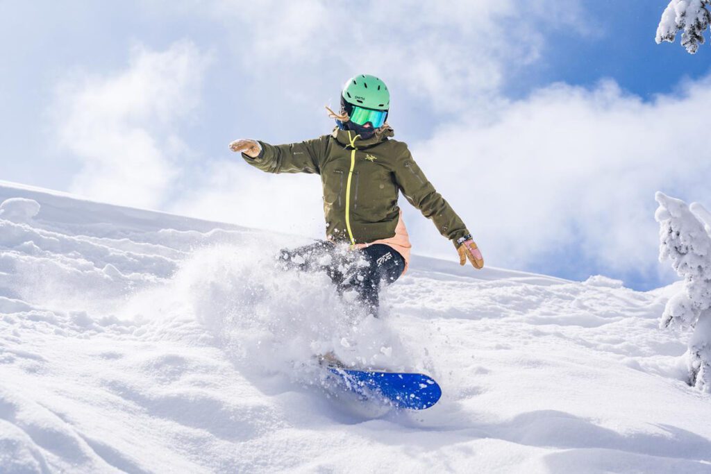 Snowboarding at Taos Ski Valley