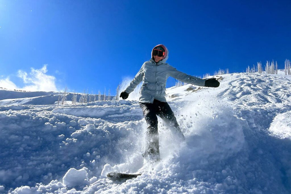 Colorado snowboarding at Wolf Creek