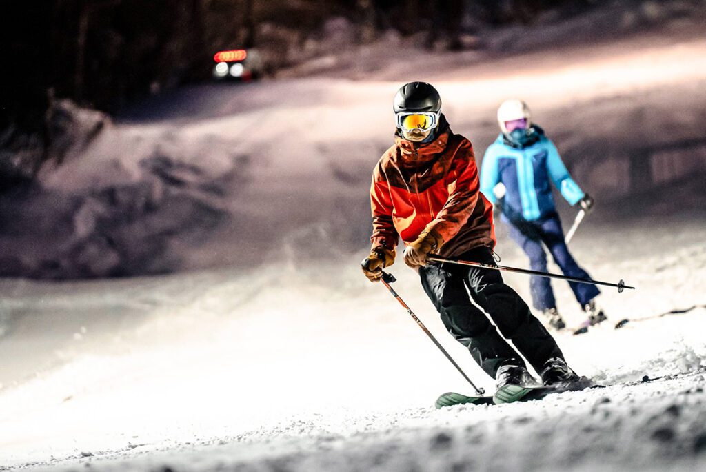 Waterville Valley night skiing