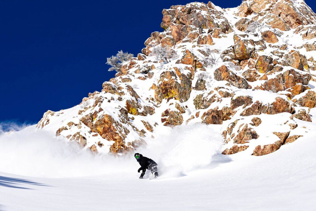 Powder Mountain skiing