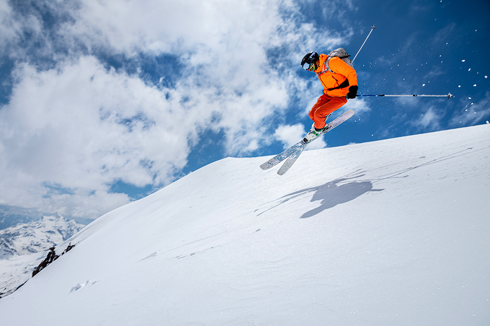 Extreme skiing