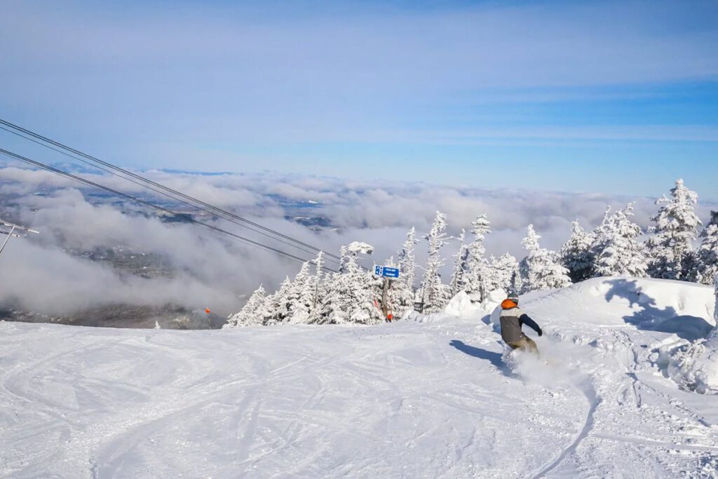 Cannon Mountain skiing