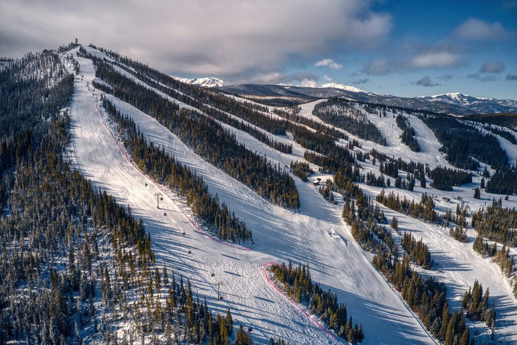 Ski mountain at Winter Park.