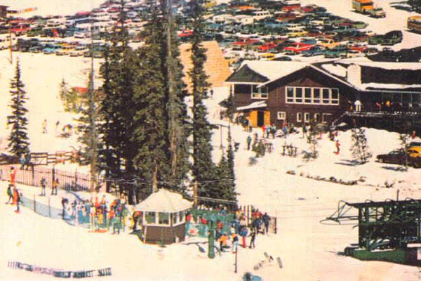 Geneva Basin saw big snow and a steady stream of skiers over the years, but numerous changes in ownership eventually led to its downfall. (Photo coloradoskihistory.com)