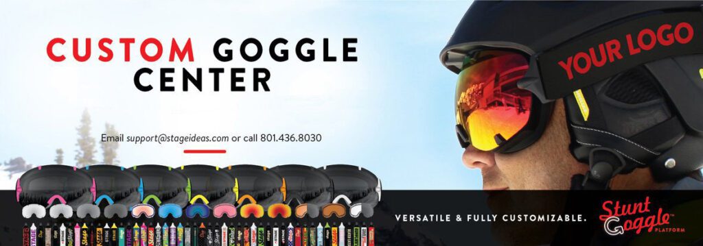 Get your logo on a high-quality pair of ski goggles with this deal through Stage Ideas. 