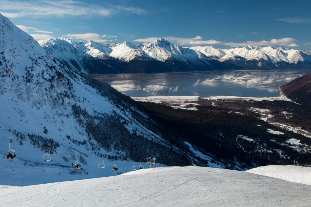 Alyeska ski resort in Alaska