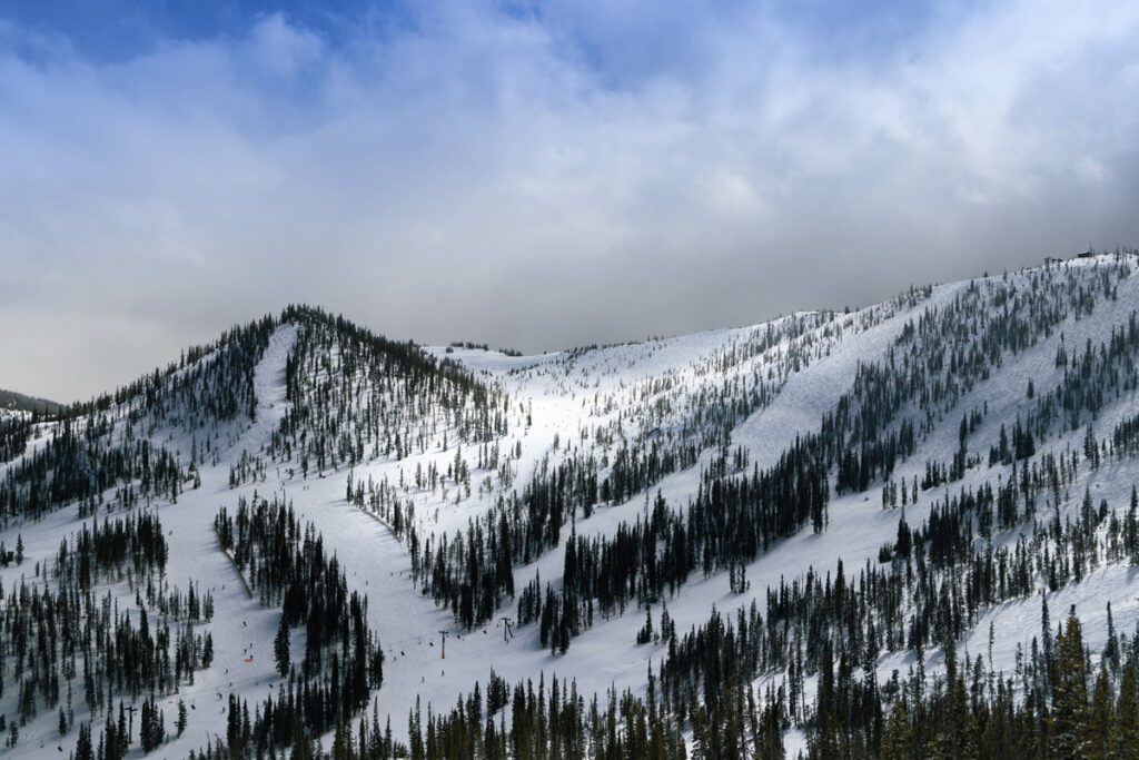 Aerial view of Monarch Mountain