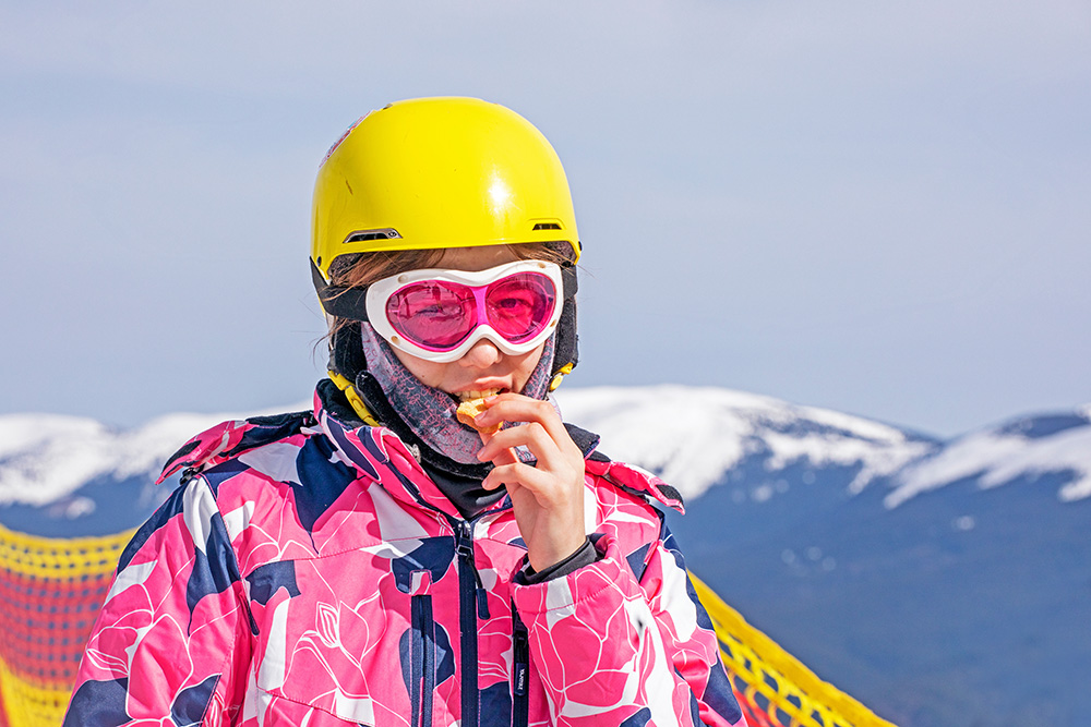 skiing snacks