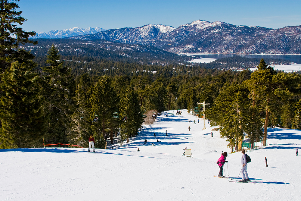 Big Bear ski run