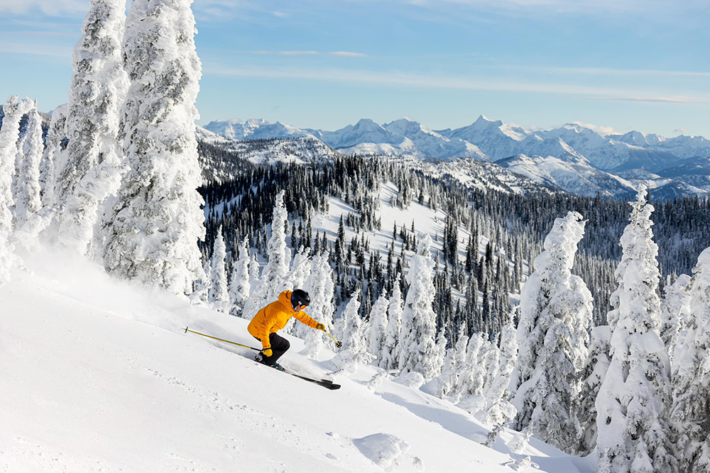 Skiing at Whitefish
