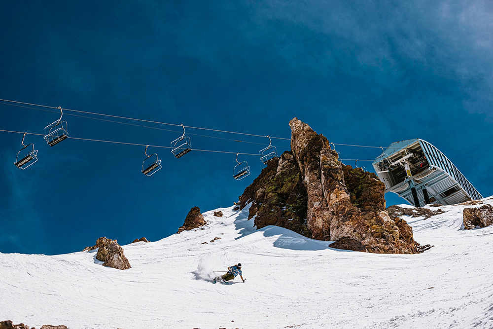 ski lifts at Mammoth