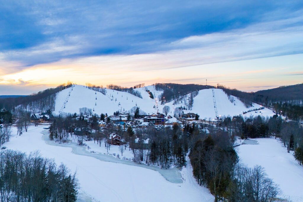 Crystal Mountain skiing