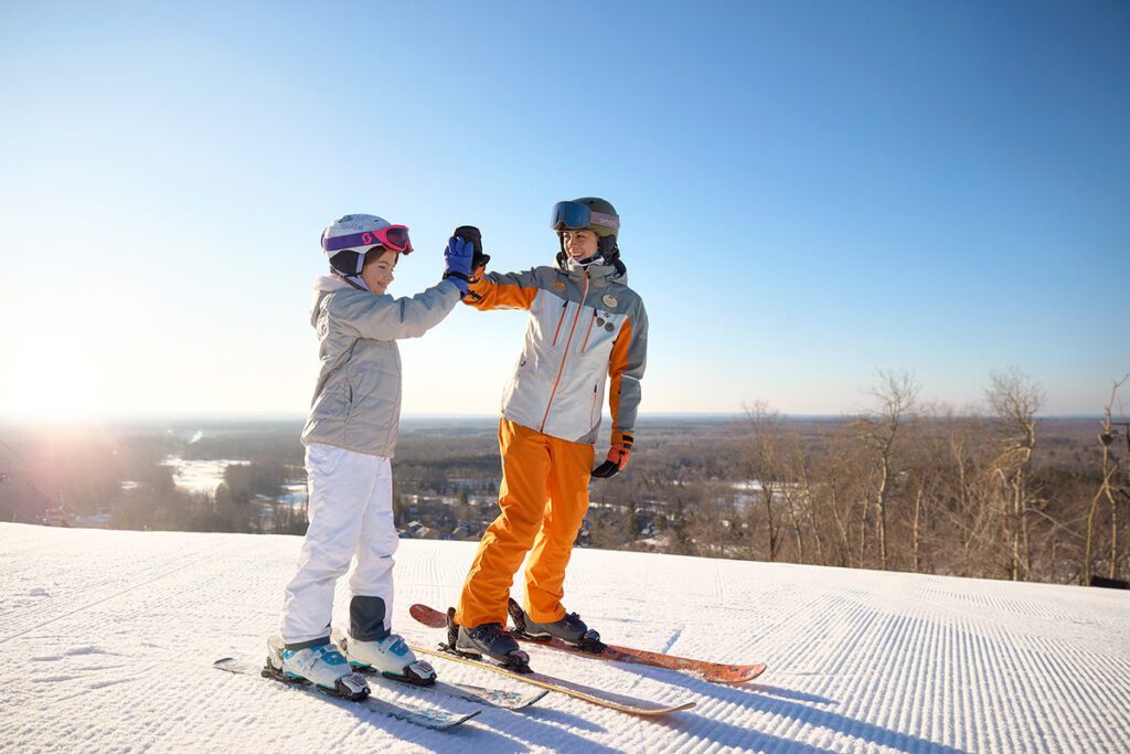 Crystal Mountain skiing