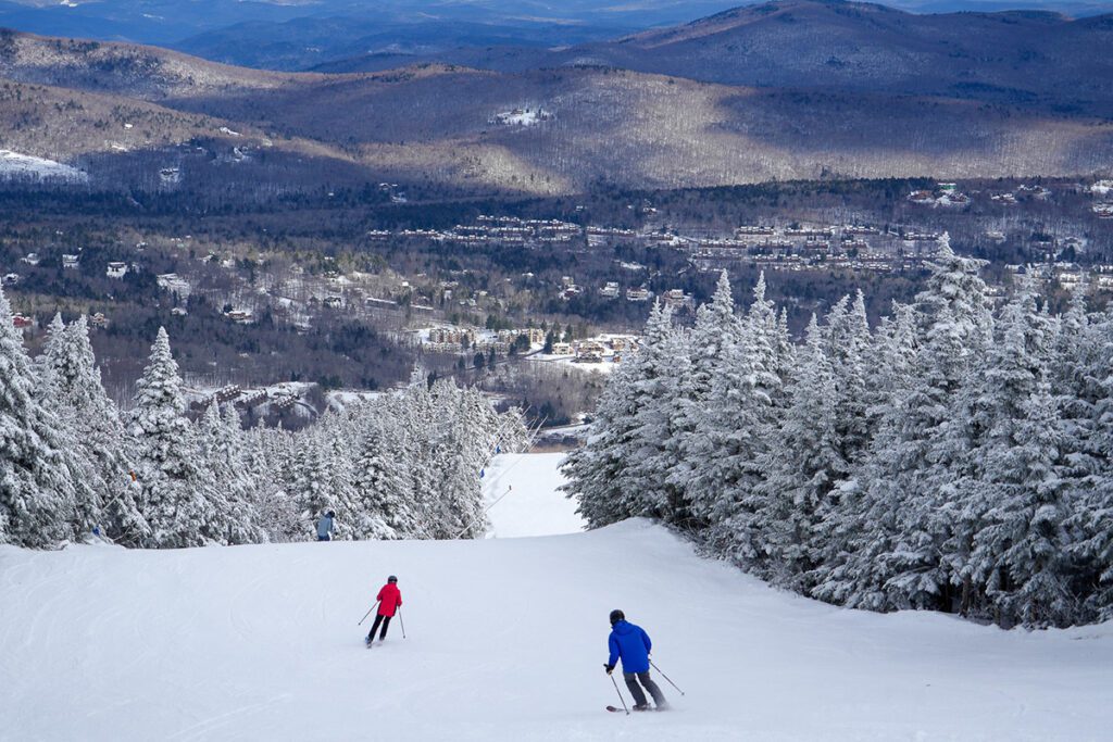 Mount Snow skiing