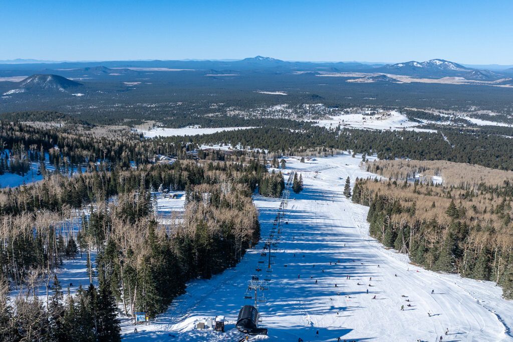 Arizona Snowbowl skiing
