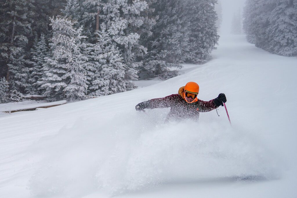 Arizona Snowbowl skiing
