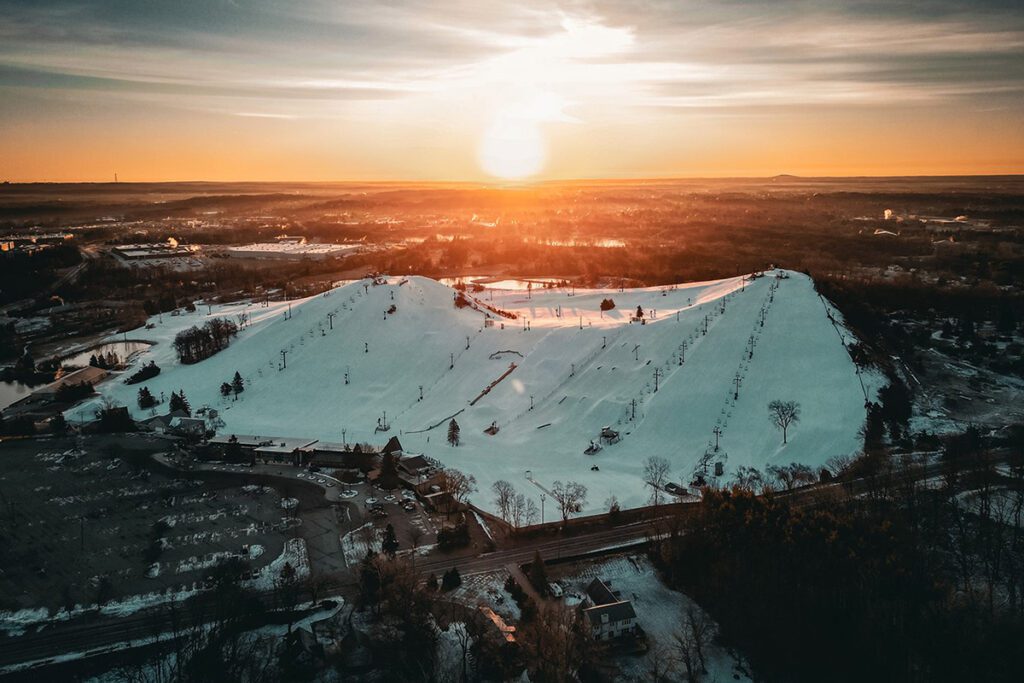 Mt. Brighton skiing Michigan