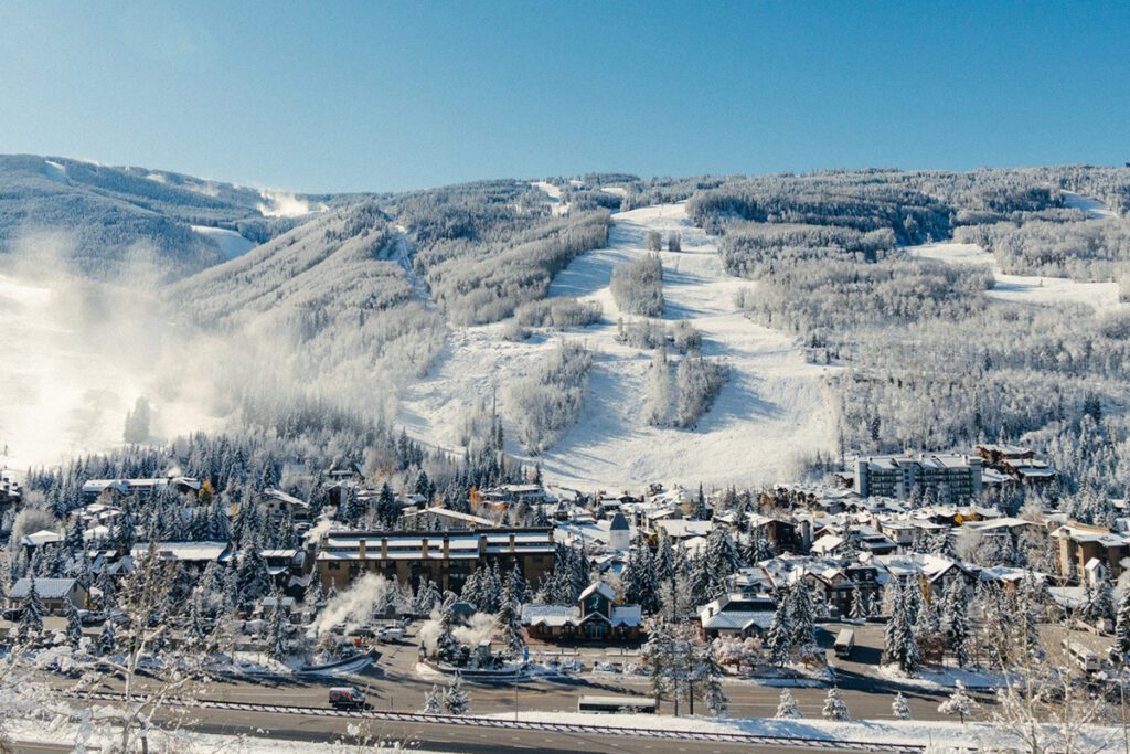 Vail skiing