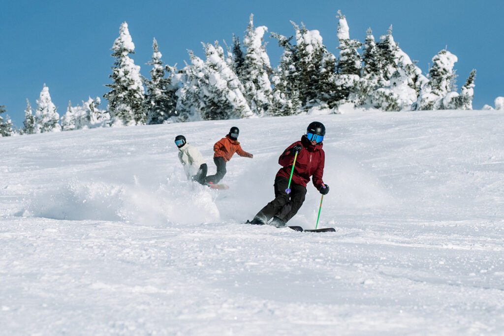 Sun Peaks skiing