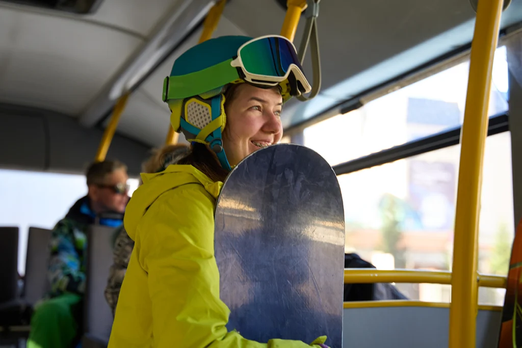 public ski transportation in Colorado